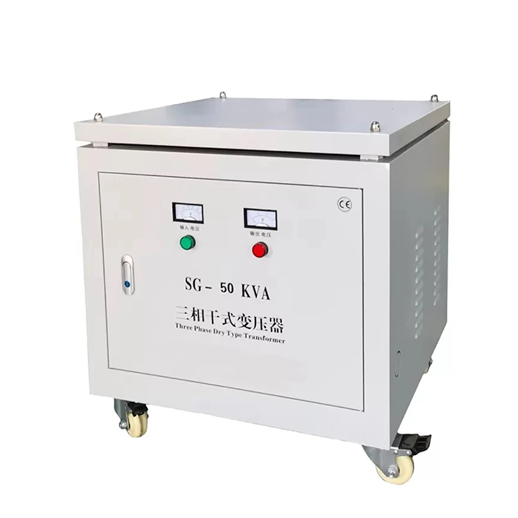 50 Kva ড্রাই টাইপ ট্রান্সফরমার 110v থেকে 240v